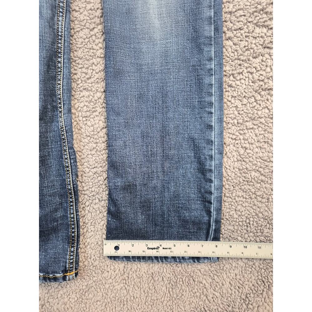 Wrangler Jeans Women's Size 0x34 Dark Blue Boot Cut 09MWZMS (0777) - Picture 8 of 11